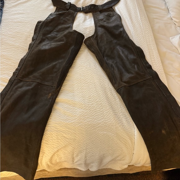 Harley-Davidson Brown Leather Detail - Picture 12 of 13